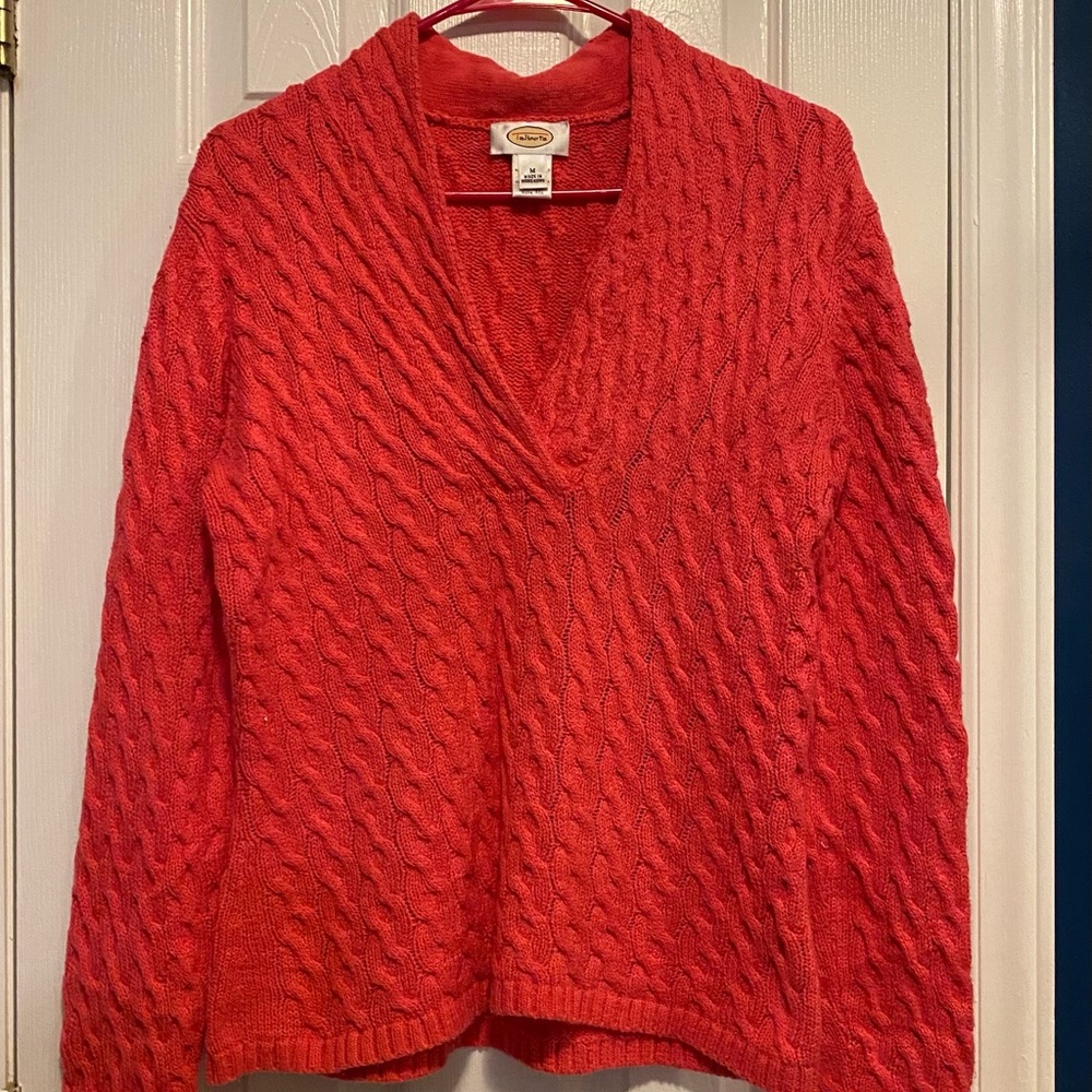 Pink Talbots sweater
